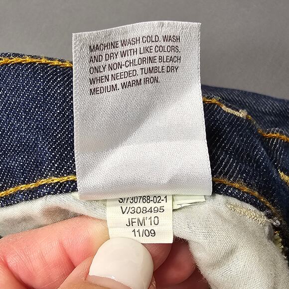 Old Navy The Sweetheart Blue Jeans Stretch Y2k Grunge Skinny Denim Womens Size 0 - Picture 5 of 11